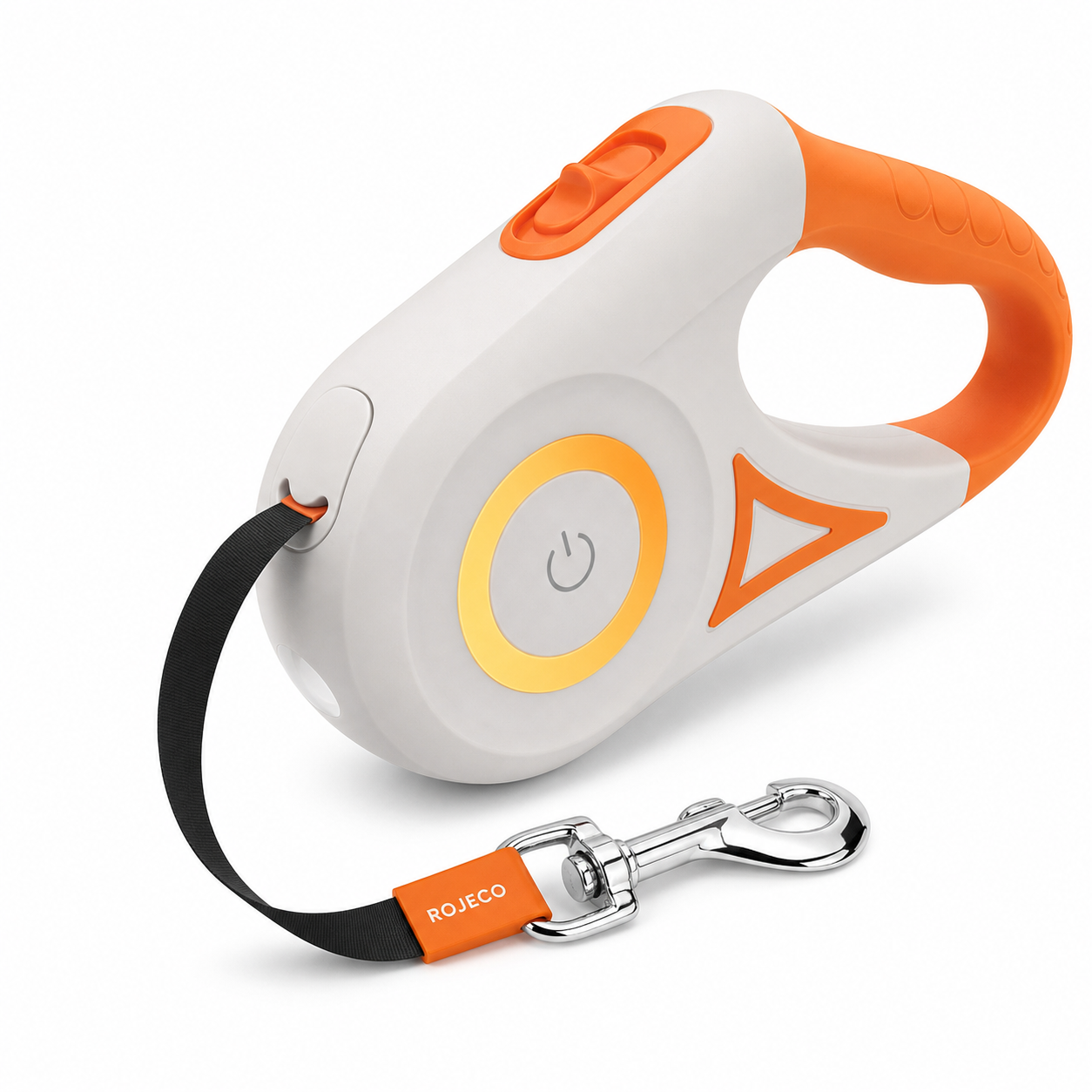 Laisse rétractable ROJECO 5 m pour chien – Promenade jour et nuit